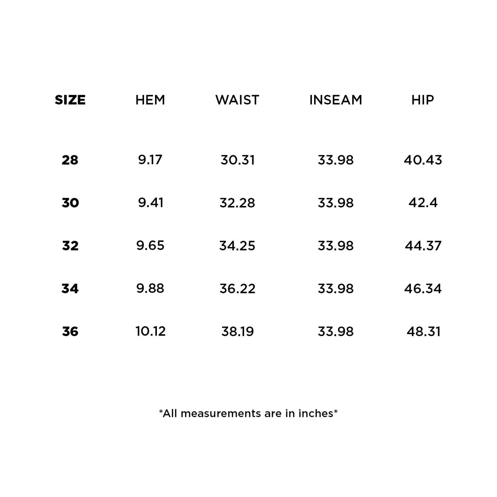 STANDARD WIDE FIT DENIM PANTS